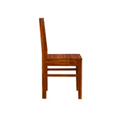 Due Solid Sheesham Wood Chair (Natural Finish)